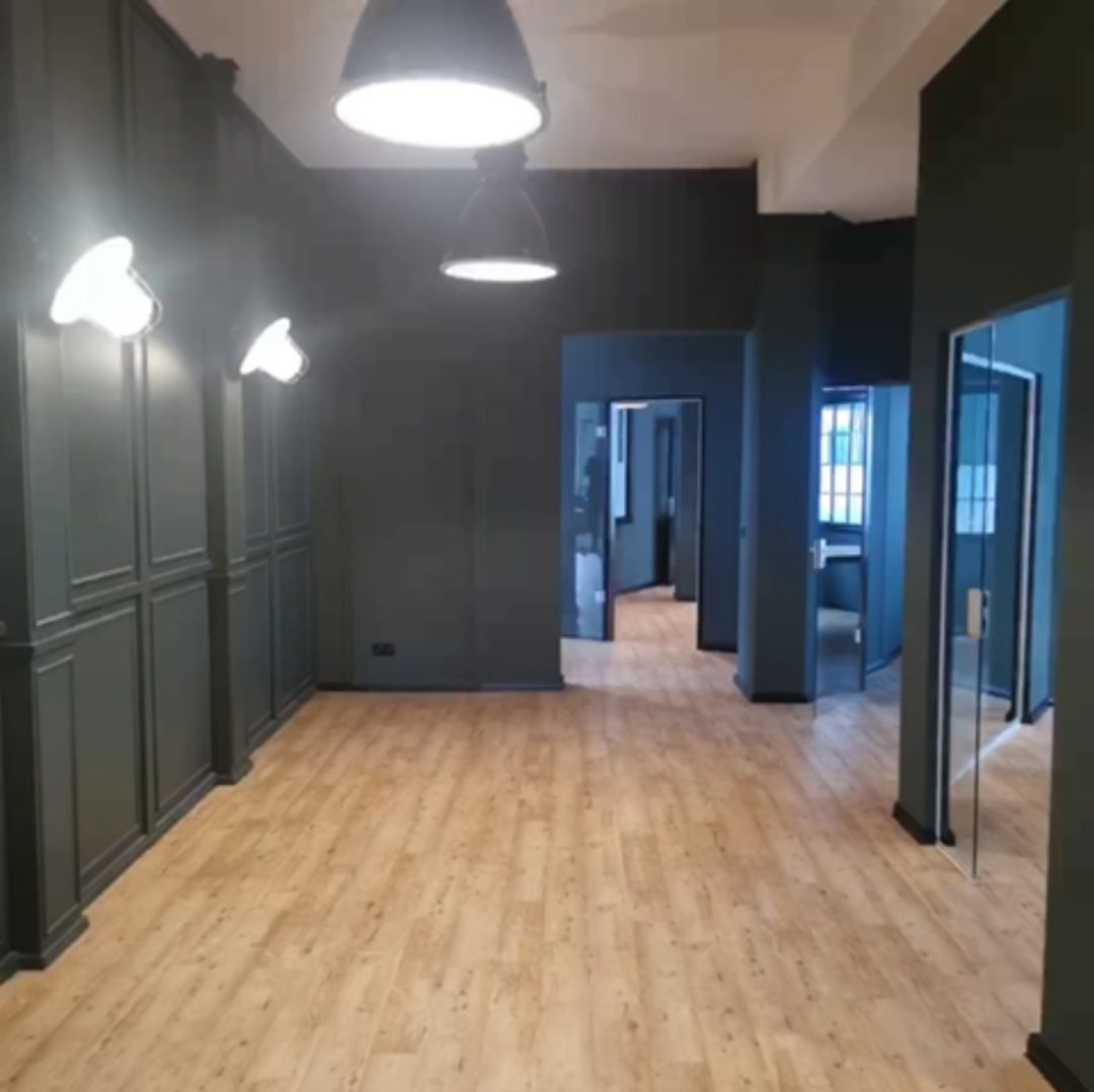 Umbau und Konzeption Bürofläche Bonbonfabrik 1 Etage.
