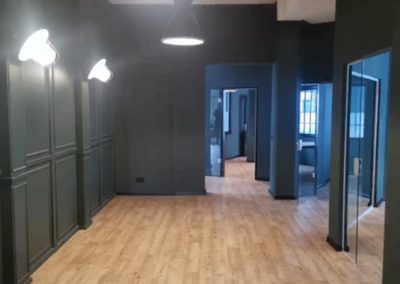 Umbau und Konzeption Bürofläche Bonbonfabrik 1 Etage.